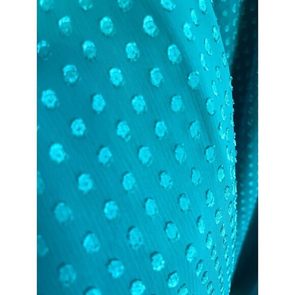 Lane Bryant Clip Dot Dress 22 Green Tank Midi Feminine Retro Pinup Skater 80s - Picture 5 of 12